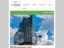 Tablet Screenshot of citycopter.de